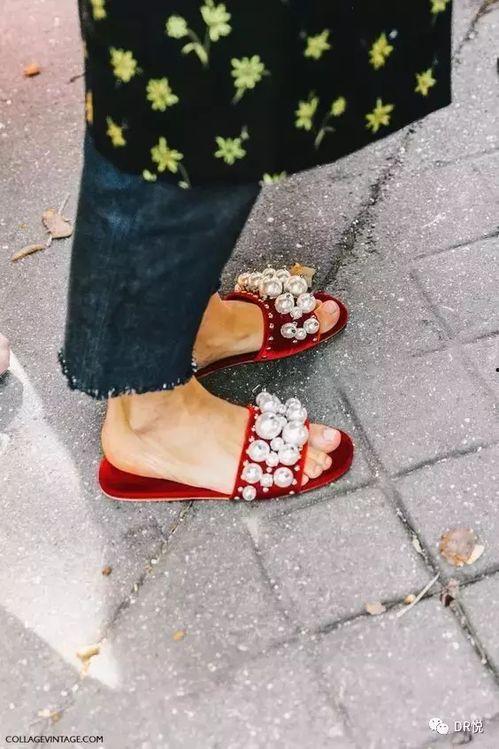 网红可以穿拖鞋吗图片,网红们的拖鞋时尚革命