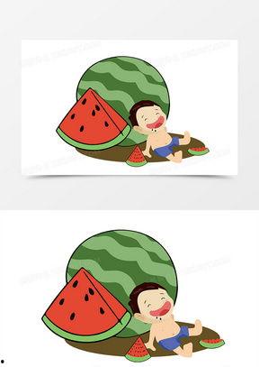 吃西瓜的小瓜
